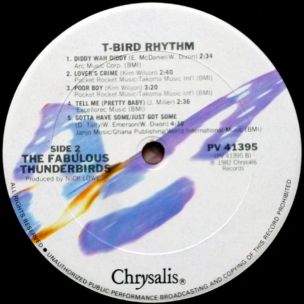 The Fabulous Thunderbirds - T-Bird Rhythm (LP, Album, RE) (Very Good Plus (VG+)) - Image 4