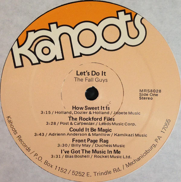 The Fall Guys - Let's Do It (LP, Album) (Very Good Plus (VG+)) - Image 3