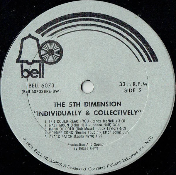 The Fifth Dimension - Individually & Collectively (LP, Album, Bes) (Very Good Plus (VG+)) - Image 4