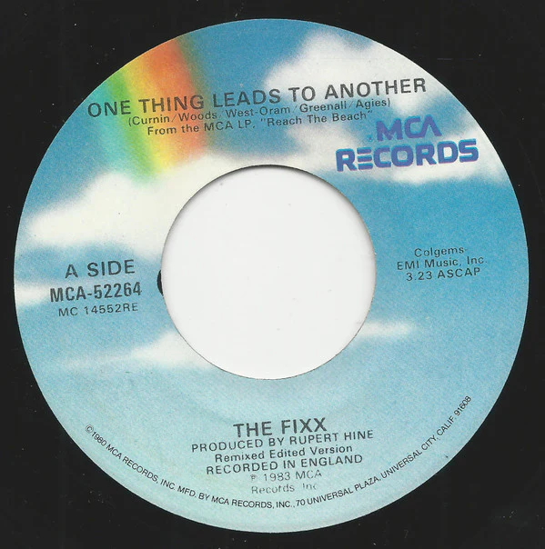 The Fixx - One Thing Leads To Another (7", Single, Glo) (Very Good Plus (VG+)) - Image 3