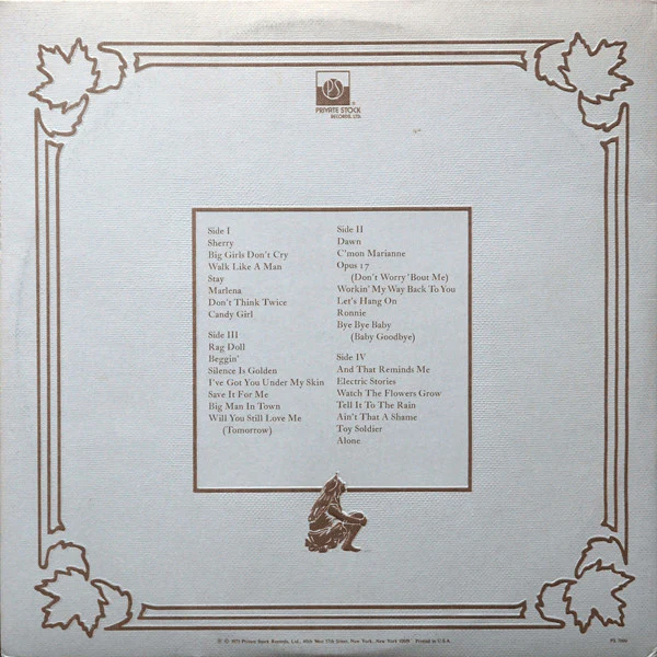 The Four Seasons - The Four Seasons Story (2xLP, Comp, Gat) (Very Good Plus (VG+)) - Image 2