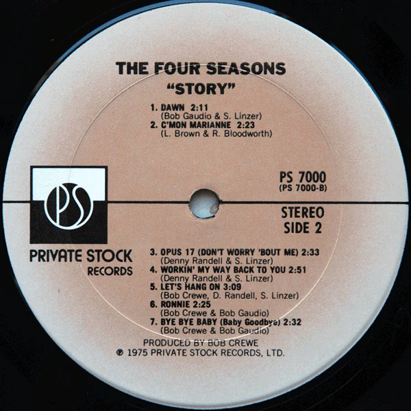 The Four Seasons - The Four Seasons Story (2xLP, Comp, Gat) (Very Good Plus (VG+)) - Image 5