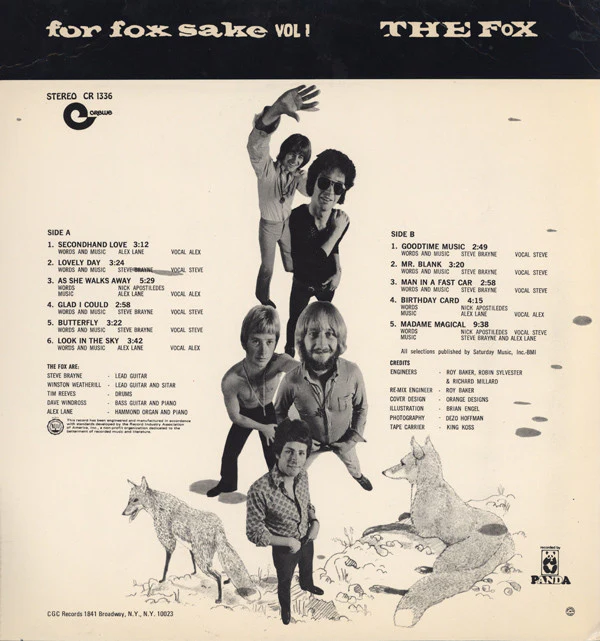 The Fox - For Fox Sake Vol.1 (LP, Album, All) (Very Good Plus (VG+)) - Image 5