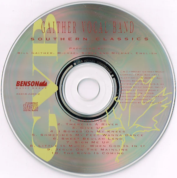 The Gaither Vocal Band - Southern Classics (CD, Album) (Very Good Plus (VG+)) - Image 5