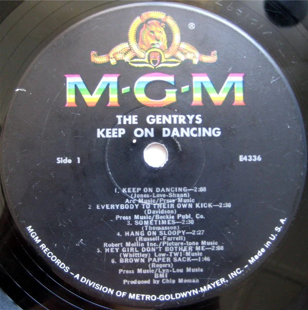 The Gentrys - Keep On Dancing (LP, Album, Mono, MGM) (Very Good (VG)) - Image 3