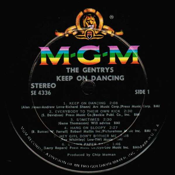 The Gentrys - Keep On Dancing (LP, Album, Wad) (Near Mint (NM or M-)) - Image 3