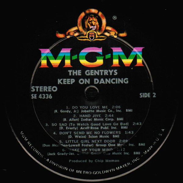 The Gentrys - Keep On Dancing (LP, Album, Wad) (Near Mint (NM or M-)) - Image 4
