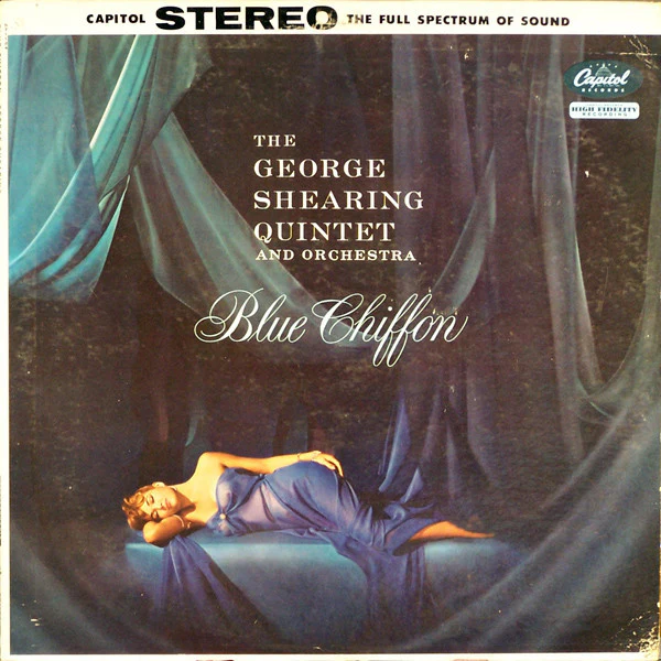 The George Shearing Quintet - Blue Chiffon (LP, Album, Scr) (Very Good (VG))