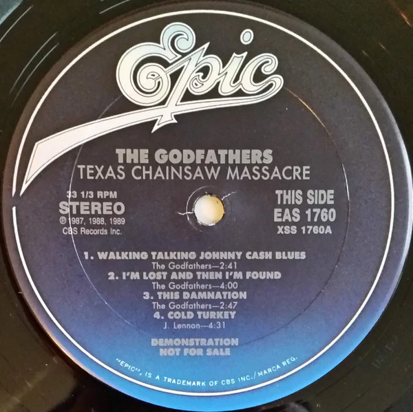 The Godfathers - Texas Chainsaw Massacre (LP, Promo) (Very Good Plus (VG+)) - Image 3