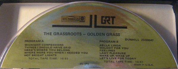 The Grass Roots - Golden Grass: Their Greatest Hits (Reel, 4tr Stereo, 7" Reel, Comp) (Very Good Plus (VG+)) - Image 3
