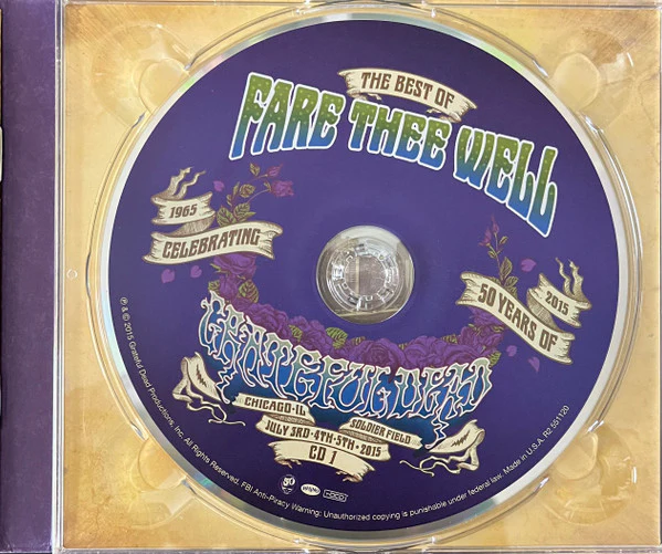 The Grateful Dead - The Best Of Fare Thee Well (2xCD, Comp) (Near Mint (NM or M-)) - Image 3