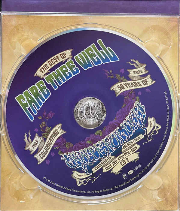 The Grateful Dead - The Best Of Fare Thee Well (2xCD, Comp) (Near Mint (NM or M-)) - Image 4