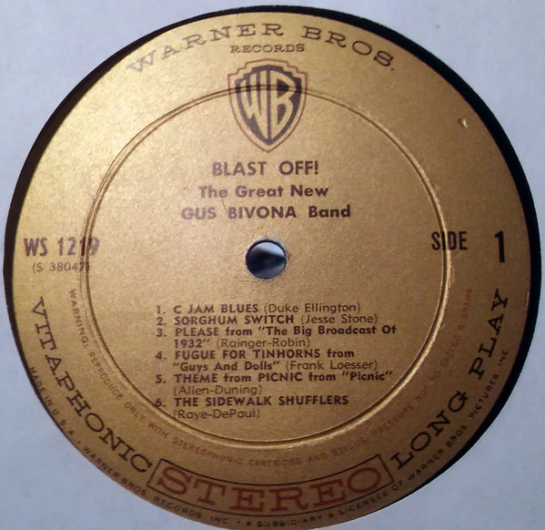 The Great New Gus Bivona Band - Blast Off! (LP, Album) (Very Good Plus (VG+)) - Image 3