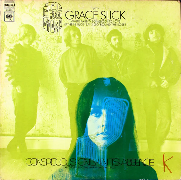 The Great Society With Grace Slick - Conspicuous Only In Its Absence (LP, Album, San) (Good (G))