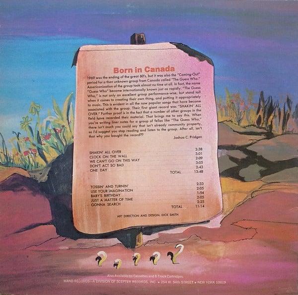 The Guess Who - Born In Canada (LP, Comp, Club) (Near Mint (NM or M-)) - Image 2