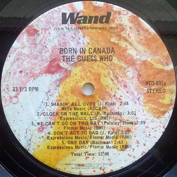 The Guess Who - Born In Canada (LP, Comp, Club) (Near Mint (NM or M-)) - Image 3