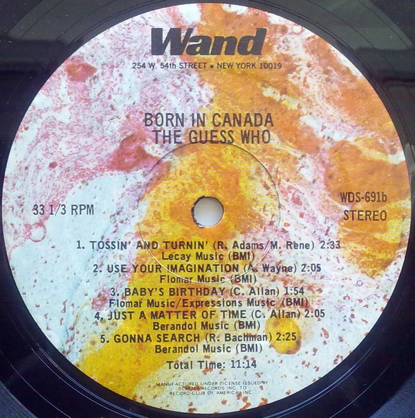 The Guess Who - Born In Canada (LP, Comp, Club) (Near Mint (NM or M-)) - Image 4