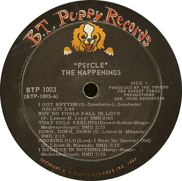 The Happenings - Psycle (LP, Album, Mono) (Very Good Plus (VG+)) - Image 3