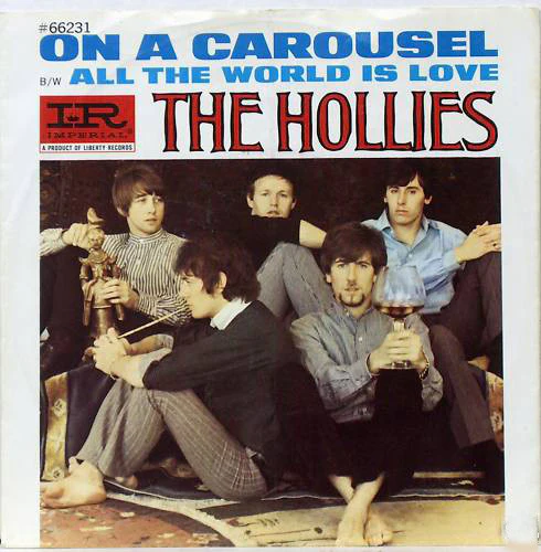 The Hollies - On A Carousel (7", Single, Mono, Rai) (Very Good Plus (VG+))