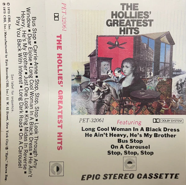 The Hollies - The Hollies' Greatest Hits (Cass, Comp) (Near Mint (NM or M-))