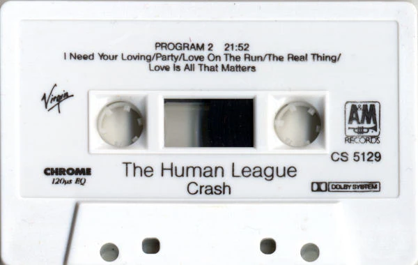 The Human League - Crash (Cass, Album, CrO) (Mint (M)) - Image 4