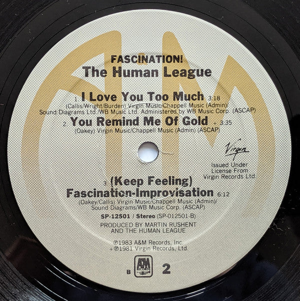 The Human League - Fascination! (LP, MiniAlbum, B -) (Very Good Plus (VG+)) - Image 4