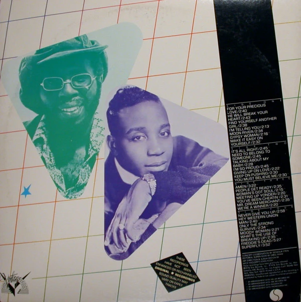 The Impressions Featuring Jerry Butler And Curtis Mayfield - The Vintage Years (2xLP, Comp, San) (Mint (M)) - Image 2
