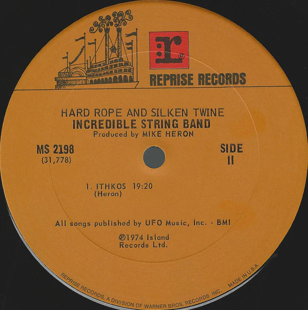 The Incredible String Band - Hard Rope & Silken Twine (LP, Album) (Very Good (VG)) - Image 4