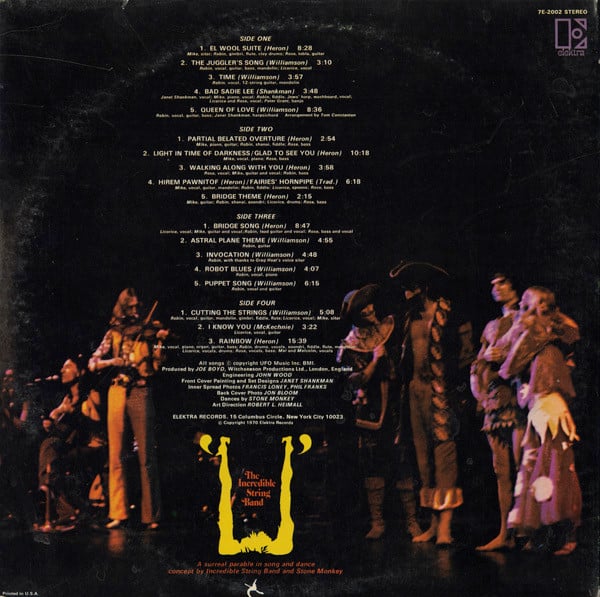 The Incredible String Band - U (2xLP, Album) (Very Good Plus (VG+)) - Image 2