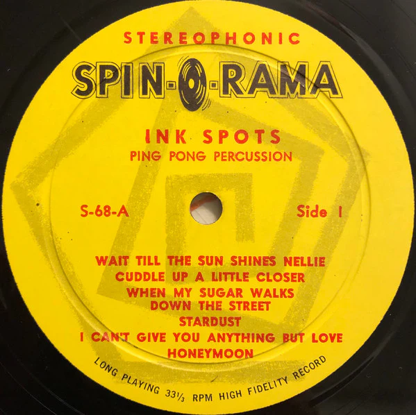 The Ink Spots - Ping Pong Percussion (LP, Album) (Very Good Plus (VG+)) - Image 3