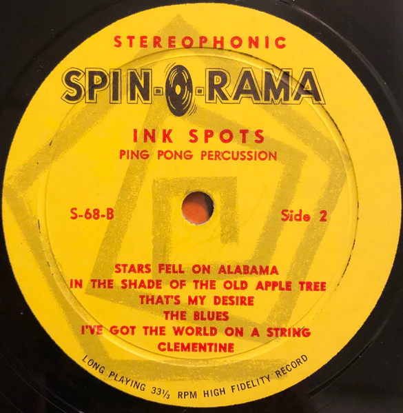 The Ink Spots - Ping Pong Percussion (LP, Album) (Very Good Plus (VG+)) - Image 4