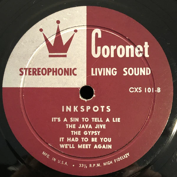 Stanley Morgan's Ink Spots - The Ink Spots (LP) (Very Good Plus (VG+)) - Image 4
