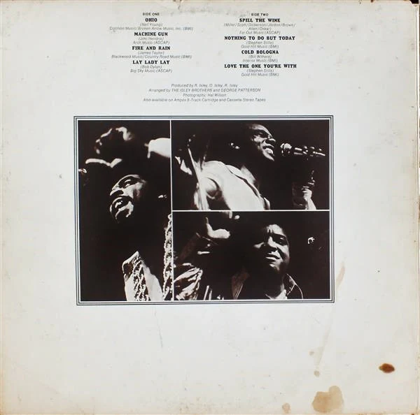 The Isley Brothers - Givin' It Back (LP, Album, RL ) (Very Good (VG)) - Image 2