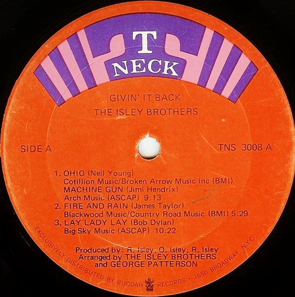 The Isley Brothers - Givin' It Back (LP, Album, RL ) (Very Good (VG)) - Image 5