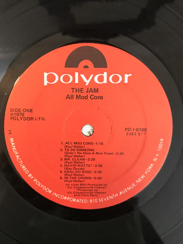 The Jam - All Mod Cons (LP, Album, RE) (Very Good Plus (VG+)) - Image 3