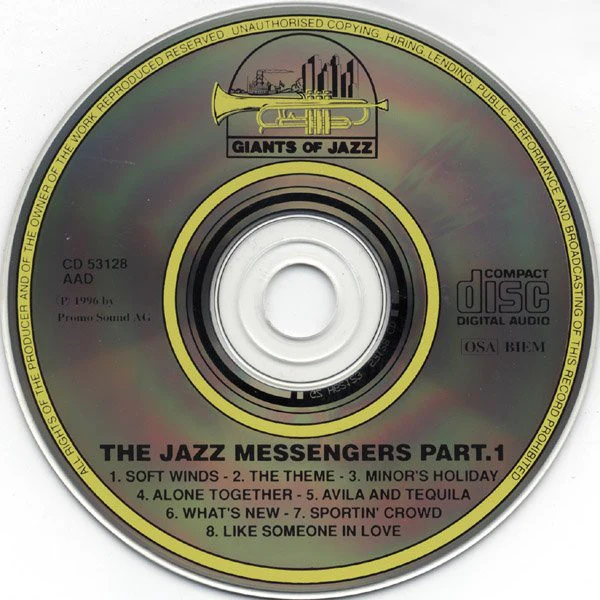 The Jazz Messengers* - Cafe Bohemia, 1955 - Part. 1 (CD, Comp) (Near Mint (NM or M-)) - Image 4