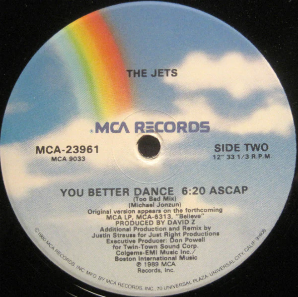 The Jets - You Better Dance (12") (Very Good Plus (VG+)) - Image 4