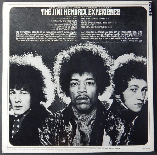 The Jimi Hendrix Experience - Are You Experienced? (LP, Album, RE, Win) (Near Mint (NM or M-)) - Image 2