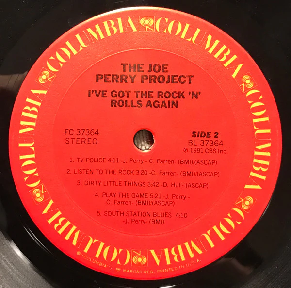 The Joe Perry Project - I've Got The Rock 'N' Rolls Again (LP, Album, Pit) (Near Mint (NM or M-)) - Image 4