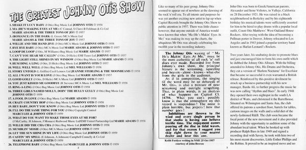 The Johnny Otis Show - The Greatest Johnny Otis Show (CD, Comp, Sou) (Near Mint (NM or M-)) - Image 2