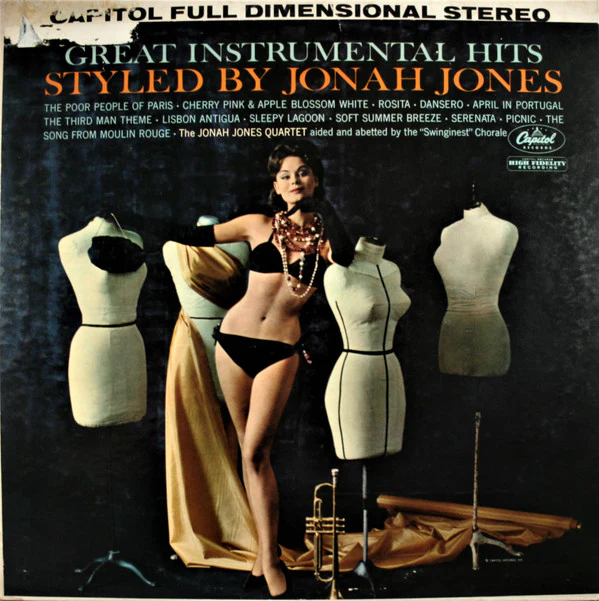 The Jonah Jones Quartet - Great Instrumental Hits Styled By Jonah Jones (LP, Album) (Very Good Plus (VG+))