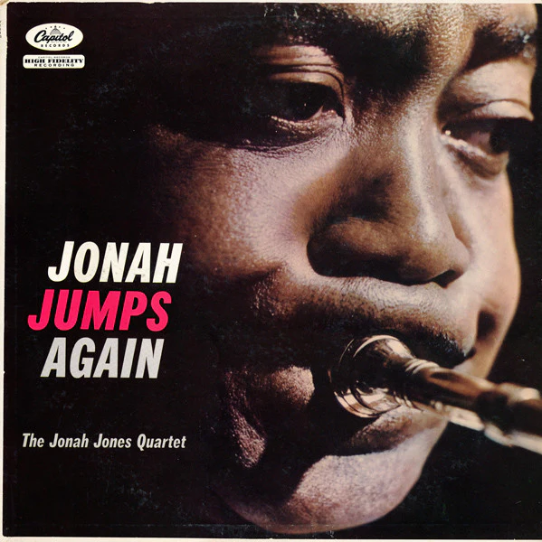 The Jonah Jones Quartet - Jonah Jumps Again (LP, Album, Mono, Scr) (Near Mint (NM or M-))