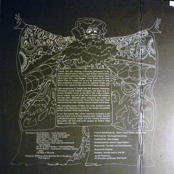 The Joseph Consortium, Andrew Lloyd Webber, Tim Rice - Joseph And The Amazing Technicolor Dreamcoat (LP, Album, Uni) (Very Good Plus (VG+)) - Image 3