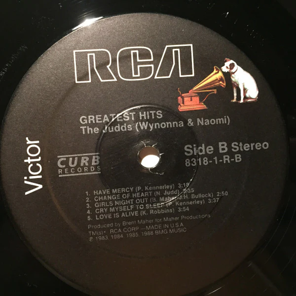 The Judds - Greatest Hits (LP, Album, Comp) (Good Plus (G+)) - Image 4