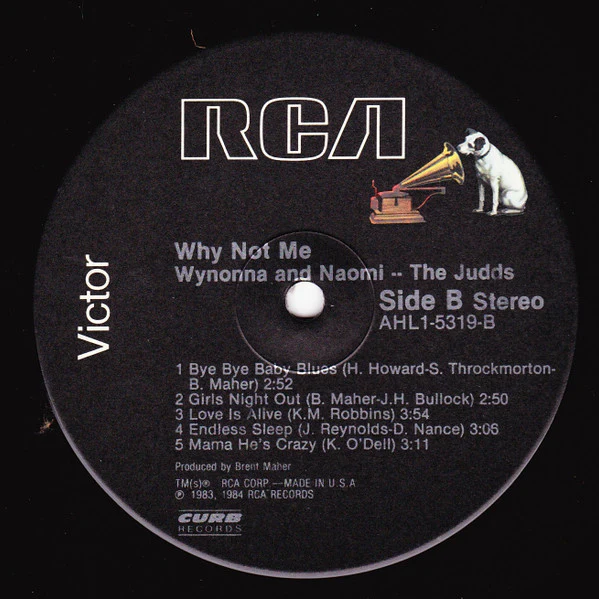 The Judds - Why Not Me (LP, Album) (Near Mint (NM or M-)) - Image 4