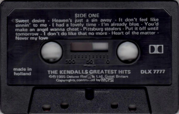 The Kendalls - 20 Greatest Hits (Cass, Comp, Twi) (Very Good Plus (VG+)) - Image 3