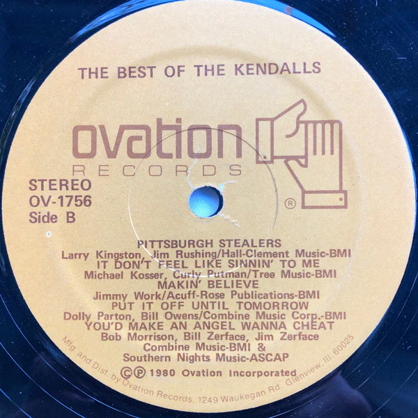 The Kendalls - The Best Of The Kendalls (LP, Comp) (Very Good (VG)) - Image 4