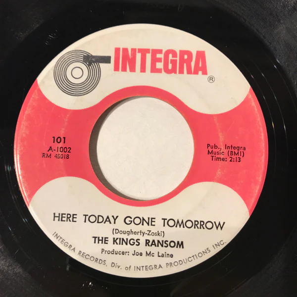 The Kings Ransom - Shame (7") (Very Good Plus (VG+)) - Image 2