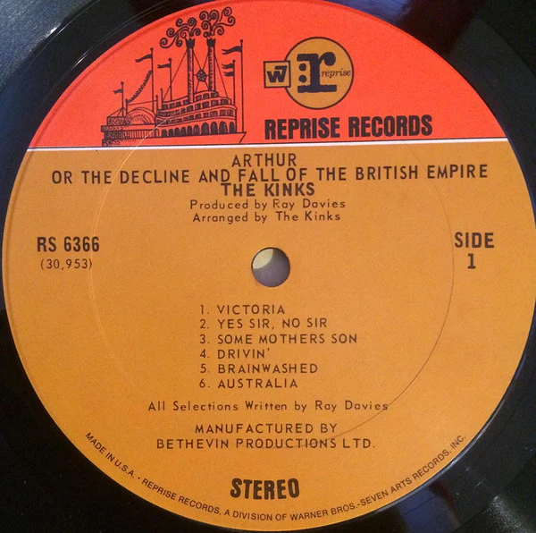 The Kinks - Arthur Or The Decline And Fall Of The British Empire (LP, Album, Pit) (Very Good Plus (VG+)) - Image 4