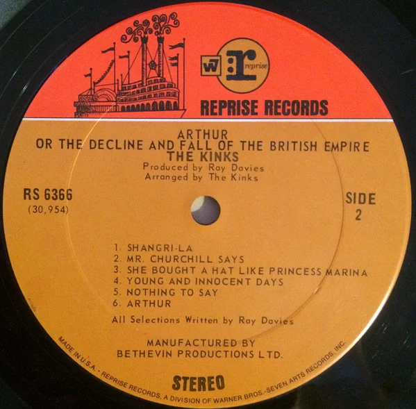 The Kinks - Arthur Or The Decline And Fall Of The British Empire (LP, Album, Pit) (Very Good Plus (VG+)) - Image 5